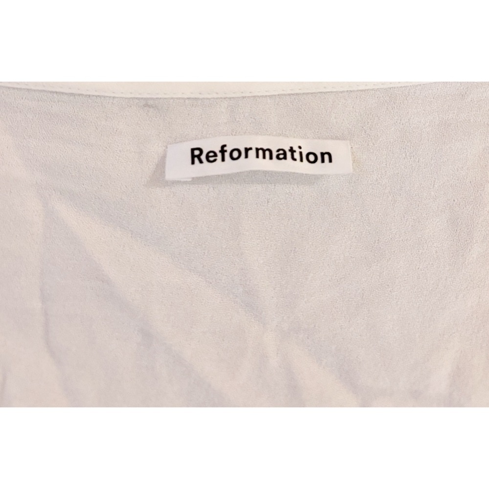 Reformation V-Neck Button Blouse - image 2